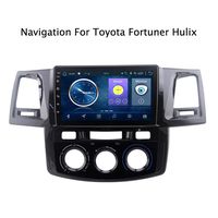 Foof Car DVD Player GPS Navigation Stereo in Dash Radio for Toyota Fortuner Hulix 2007-2015 Screen Bluetooth Radio Stereo GPS Navigation DVD Player (Quad CORE),Manual,4GWifi2G+32G
