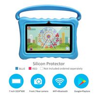 Kids Tablet Android Quad Core 7 inch Tablet for Kids Edition Tablet with WiFi Camera Games IPS Safety Eye Protection Screen 1GB 8GB Storage (Without case)