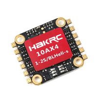 Crazepony 4-in-1 10A ESC BLHeli_S Electric Speed Controller 1-2s LiPo Support Dshot150/300/600 Oneshot125 Multishot PWM Compatible with 1104-1105 7500KV Motor for FPV Racing Drone Multirotor