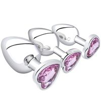 Bantie 3PCS Stainless Steel Shower Enema Bǔtt Pĺúg for Couples