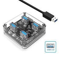 eBerry USB 3.0 Data Hub, USB 3.0 to 4 Ports USB3.0 Hub Splitter Adapter for Laptop, Mac Pro/Mini, MacBook, PC, Mobile HDD