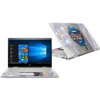 MightySkins Skin Compatible with HP Envy x360 Convertible 15" (2018) - Blue Lips | Protective, Durable, and Unique Vinyl Decal wrap Cover | Easy to Apply, Remove, and Change Styles | Made in The USA