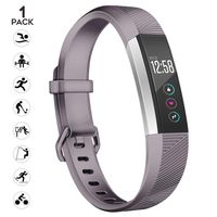 sunyfeel Replacement Bands Compatible for Fitbit Alta HR and Alta, Fashion Sports Silicone Personalized Bracelet with Metal Clasp for Alta HR/Alta