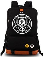 Siawasey® Fullmetal Alchemist Anime Cartoon Cosplay Shoulder Bag Backpack School Bag