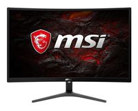 MSI Full HD FreeSync Gaming Monitor 24" Curved Non-Glare 1ms LED Wide Screen 1920 X 1080 75Hz Refresh Rate (Optix G241VC)