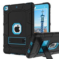 CASRO iPad 6th Generation Cases, iPad 2018 Case, iPad 9.7 Inch Case,Hybrid Shockproof Rugged Drop Protection Cover Built with Kickstand iPad 9.7 inch A1893/A1954/A1822,/A1823 (Blue)