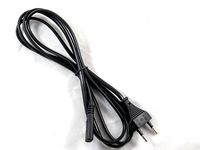 Optimum Orbis 2-Prong European EU 6 Ft 6 Feet Ac Power Cord Wall Cable for Asus Acer Compaq Dell Gateway Hp MSI Sony Samsung Toshiba Laptop Notebook Netbook Ac Adapter Battery Charger Plug Figure