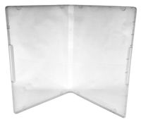 (50) CheckOutStore Plastic Storage Cases for Rubber Stamps (Clear/Spine: 14 mm / 8 Tabs)
