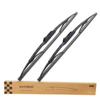 AUTOBOO for Jeep Wrangler Front Windshield Wiper Blades 2007-2017- Wiper Blade 15 inch