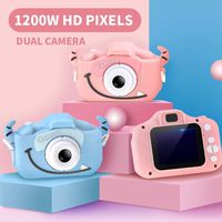 DREAMVAN Children Mini Cute Animal IPS Color Screen 1200W HD Digital Camera Digital Cameras
