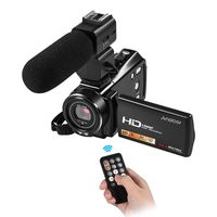 Andoer HDV-V7 Plus 1080P Full HD 24MP Portable Digital Video Camera Camcorder Remote Control Infrared Night Vision Recorder 16X Zoom 3.0" Rotary LCD with External Microphone