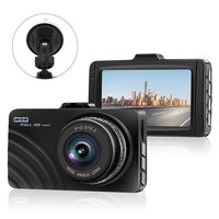 Car Dash Cam，1080P Car Camera Car On-Dash Video DVR Dashboard Recorder with 3.0" LCD Screen, Night Vision, G-Sensor, WDR, Loop Recording, Parking Monitor Motion Detection