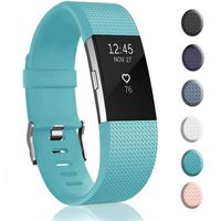 Ctrrip Bands Replacement Compatible for Fitbit Charge 2, Wrist Accessories Sport Wristbands for Women&Men