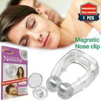 GGLST New Anti Snore Devices,Silicone Magnetic Nose Clip Effective Anti-snoring Snore Stopper Nasal Dilators Nose Vents Nose Clip for Stop Snoring Quiet Sleep