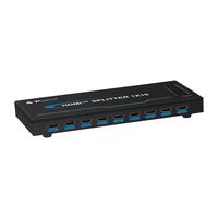 Portta 1x16 16 Ports HDMI Splitter Distribution Amplifier Professional HDMI Powered for Full HD 1080p & 3D Support  with Deep Color HD Audio