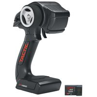 Tactic TTX300 SLT 2.4GHz 3-Channel RC Radio System: 3Ch Pistol Grip Tx | 3Ch TR325 Micro Rx | No Servos