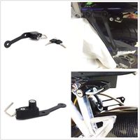 Motorcycle Helmet Lock For Yamaha MT-07 FZ-07 2014-2017 FJ-07 2014-2016 BMW S1000R S1000RR HP4 2009-2018 - Black