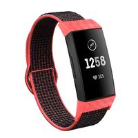 VEAQEE Nylon Bands Compatible with Charge 3 & 3 SE Women Man Soft Nylon Band Breathable Quick Release Sport Replacement Accessories Wristband, 5.3''- 8.7''