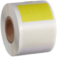 Brady WML-717-292-YL I.D. PRO Plus, LS2000 and BradyMarker XC Plus 1.5" Width x 4" Height, B-292 Self-Laminating Vinyl, Matte Finish Yellow/Translucent Label (100 per Roll)