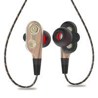 HiFi in-Ear Super Bass Stereo Earphone Earbuds Headphone Sports Headset with Mic by Charberry (Gold)