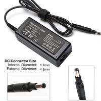 Novelty 65W 19.5V 3.33A Ac Adapter Laptop Charger for HP Pavilion TouchSmart 14-B109 14-B109WM 15-B143 15-B143CL 15-B142DX Envy 4 Battery Power Cord