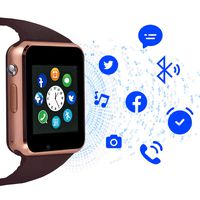 Janker Smart Watch,Bluetooth Smartwatch with SIM Card Slot Camera Music Play Watch Phone Compatible Android Phones for Women Men Kids