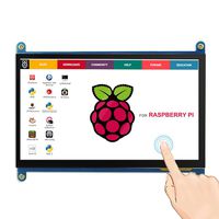 ELECROW 7 Inch Capacitive Touchscreen HDMI Monitor 1024x600 TFT LCD Display HD Screen for Raspberry Pi 4B, 3B, Banana Pi, Windows 10 8 7
