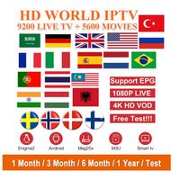 USA IPTV Subscription with 8300 Live Channels US/UK/ Canadian /Spanish/Sport 600 US Channels 5400 Free Movies for Smart TV Box Android Enigma2 M3u 1 Months Service