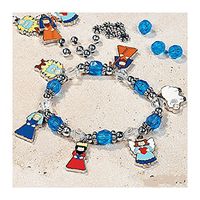 Metal Nativity Charm Bracelet Craft Kit - Makes 12
