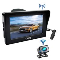 3T6B 4.3" Car Wireless Rear View Parking Reverse HD LED Starlight Backup Camera+Car Rear View LCD Monitor