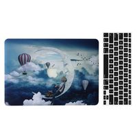 Old MacBook Pro 13'' Regular Display Case, AICOO YCL 2-in-1 Beautiful Hard Case Cover with Keyboard Skin Protector for MacBook Pro 13.3 inch with CD-ROM (A1278), On The Moon