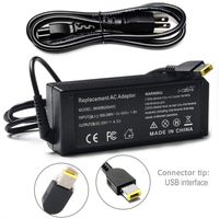 Tinkon AC Adapter Supply 90W 20V Power Charger for Lenovo ThinkPad X1 Carbon Chromebook N20 N20p T440 T540p Edge G500 G505 G510 Power Cord