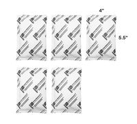 GUN SAFE SILICA - (5 Pack) 100 Gram Silica Gel Desiccant Packet - Military Grade Dehumidifier Moisture Absorbing Drying Bags Conforms to MIL-D-3463E Type I & Type II Absorbent