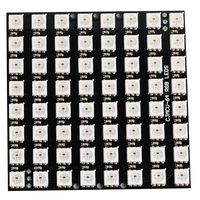 DIYmall 8X8 LED Matrix WS2812 5050 SMD RGB LEDs 64 Pixels LED Matrix with Inserted RGB Full Color Driver Board for Arduino