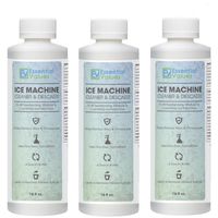 Ice Machine Cleaner 16 fl oz (3 Pack), Nickel Safe Descaler | Scale Remover, Universal Application for Whirlpool 4396808, Manitowac, Ice-O-Matic, Scotsman, Follett Ice Makers by Essential Values