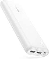Anker Portable Charger PowerCore 20100mAh - Ultra High Capacity Power Bank with 4.8A Output, External Battery Pack for iPhone, iPad & Samsung Galaxy & More (White)