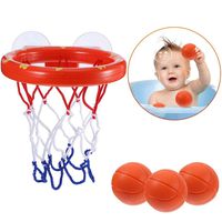 Teaffiddyy Bath Toy Fun Basketball Hoop & Balls Set for Boys and Girls- Kid & Toddler Bathtub Shooting Game with Strong Suctions for Kid Boy Girl Child Cups Baby Bath Toys Gift Set