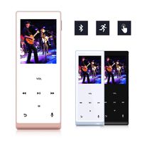 MYMAHDI Music Player, 8GB with Bluetooth MP3 Player Hi-Fi Sound 60 Hours Playback, Portable Audio Player Expandable Up to 128GB (Rose Gold)