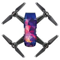 OK-STORE Exclusive Decoration Wrap Sticker Skin for DJI Spark Drone Body Shell, DJI Spark Intelligent Portable Mini Drone Decal Pasting Palm launch Mini Quadcopter Water-resistant PVC Dec Kit 3M Film
