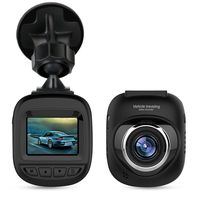 Smarnoo Dash Cam Full HD 1080P Wide Angle 1.5" LCD Car DVR Mini Driving Video Recorder with Motion Detection Night Vision Loop Recording G-Sensor(Black)