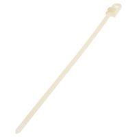 Panduit SSC2S-S10-C Clamp Tie, 2 Piece, Standard, Nylon 6.6, 7.4-Inch Length, Natural (100-Pack)