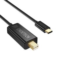 CHOETECH USB C to Mini DisplayPort Cable 5ft USB Type C to Mini DP 4K 60Hz Active Cable Compatible with 2018/2016 MacBook Pro,Galaxy Note 8/S9/S8 Plus and More Thunderbolt 3 & USB C Devices