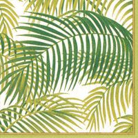 4 Paper Napkins for Decoupage - 3-ply, 33 x 33cm - Under The Palms (4 Individual Napkins for Craft and Napkin Art.)