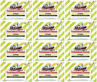 Fisherman's Friend Sugar Free Refreshing Citrus Flavor Cough Lozenges, 25g pack, (Pack of 12)