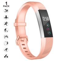sunyfeel Replacement Bands Compatible for Fitbit Alta HR and Alta, Fashion Sports Silicone Personalized Bracelet with Metal Clasp for Alta HR/Alta