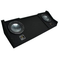 Compatible with 1998-2001 Dodge Ram Ext Club Quad Truck Harmony R104 Dual 10" Sub Box Enclosure