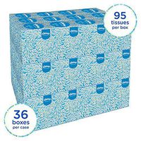 Facial Tissue Cube for Business (21270), Upright Face Tissue Box, (180 Boxes)