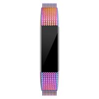 QusFy Metal Bands Compatible with Fitbit Alta/Alta HR, Fitbit Ace, Stainless Steel Metal Replacement Accessories Wristband Small Large for Women Men, Silver, Black, Rose Gold, Colorful, Champagne