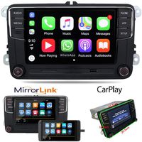 6.5" Car Radio Stereo OEM MIB2 RCD330+Carplay Mirrorlink RVC BT SD-Card Touchscreen Memory Card Input Car Navigator for VW Golf 5 6 TIGUAN Passat Caddy EOS Passat TOURAN CC Polo