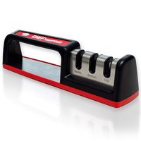 Chef' Sharpener - Kitchen Knife Sharpener CS-T01 Complete 3-Stage Diamond Tungsten Ceramic Knife Sharpening Tool, Easy and Safe to Use, Fast and Effective Sharpening
